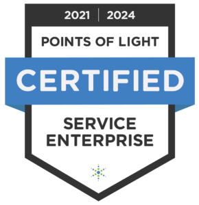 Logo: Points of Light CERTIFIED Service Organization